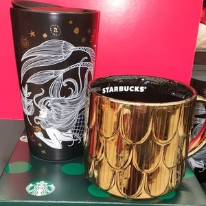 2019 NWT*STARBUCKS GOLD "MERMAID SCALES "